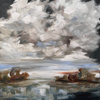 Under the Stars, 12” x 12” - Kefi Art Gallery