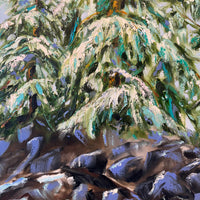 Just Chillin’, 42" x 42" - Kefi Art Gallery