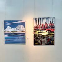 Cold as Ice, 40" x 36" - Kefi Art Gallery