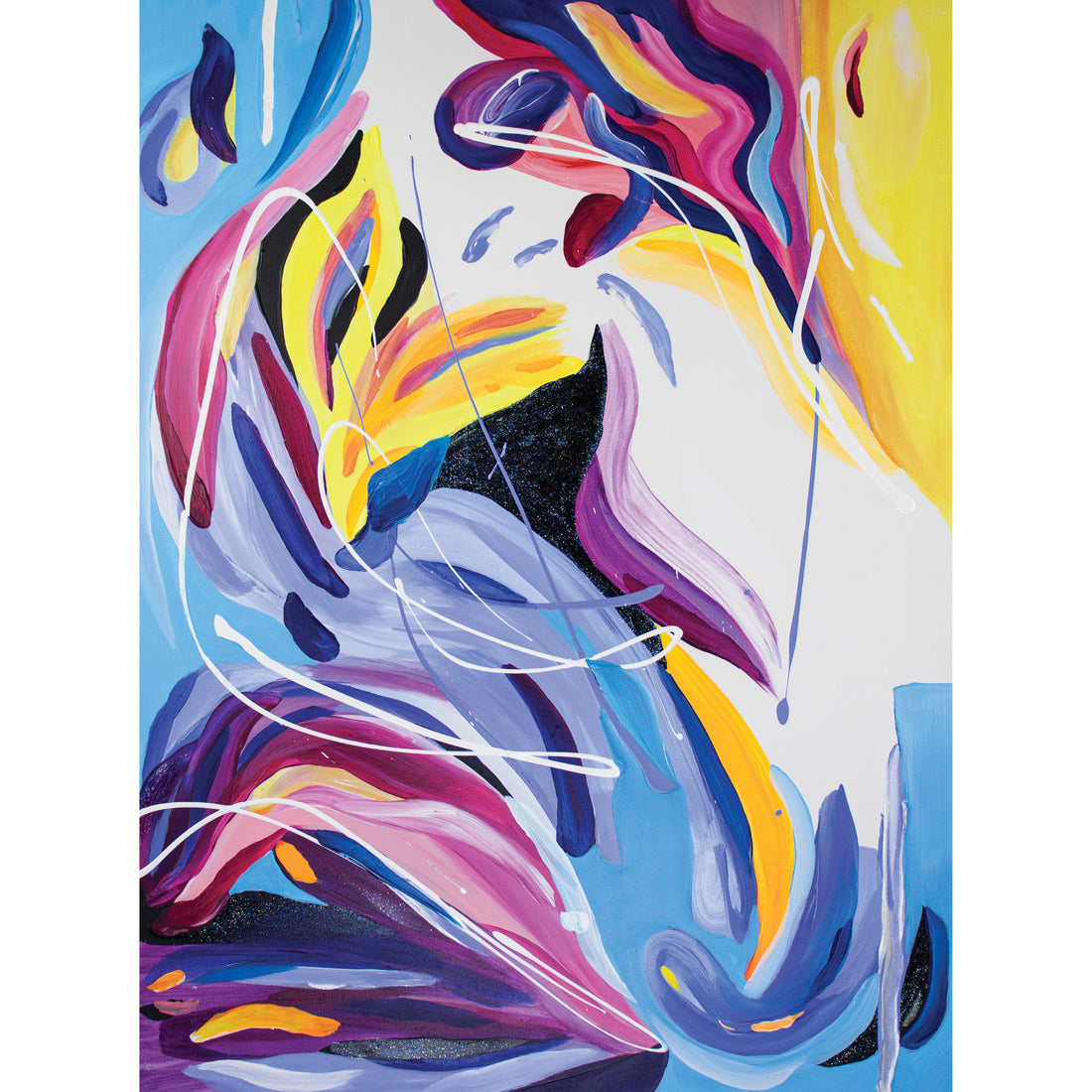 Amanda Wand "The Magic and Mystery of Life" abstract painting Canadian artist