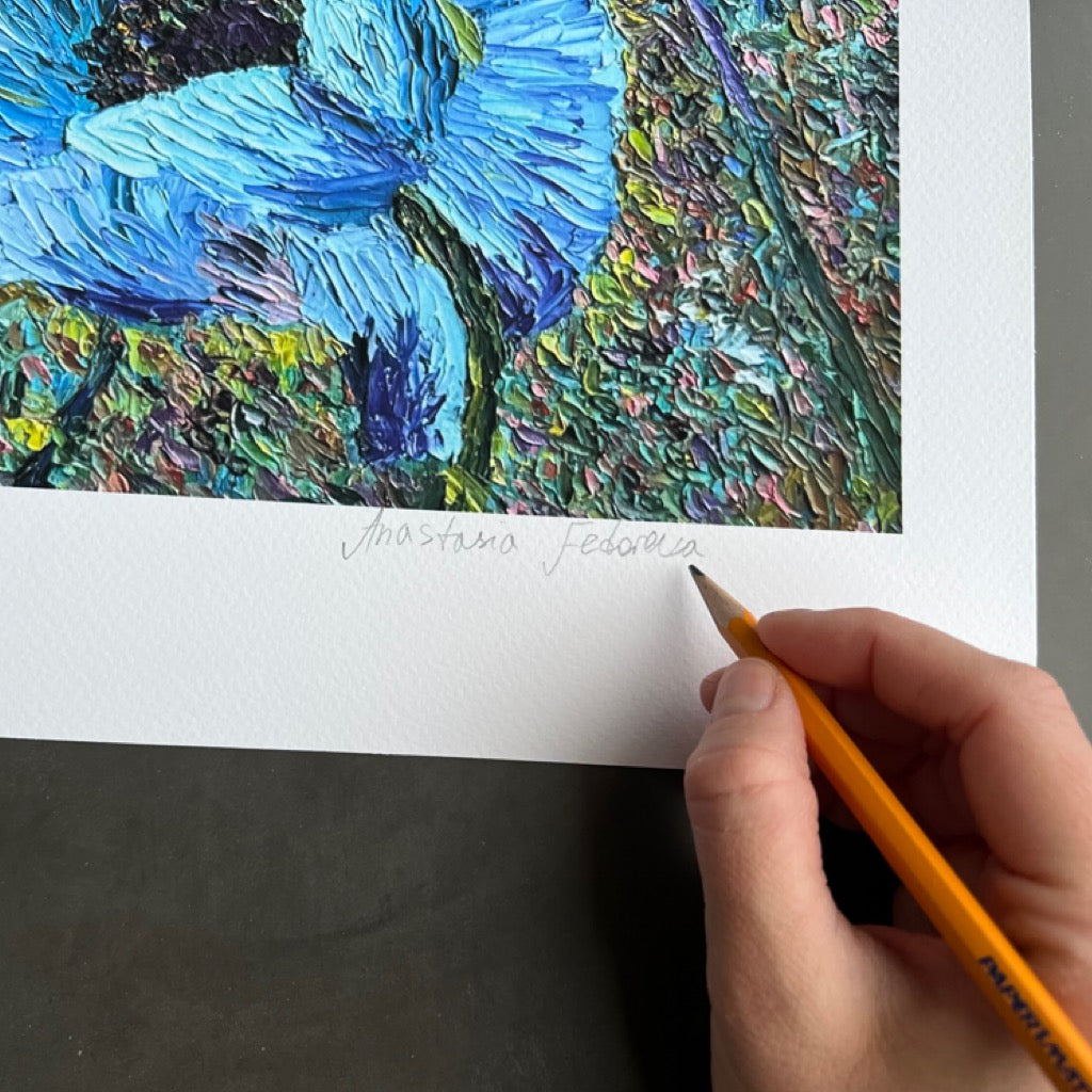 “Blue One”, Fine Art Print