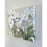 Bibiana Hooper "Cosmoses 1" abstract floral painting Canadian artist
