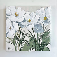 Bibiana Hooper "Cosmoses 1" abstract floral painting Canadian artist