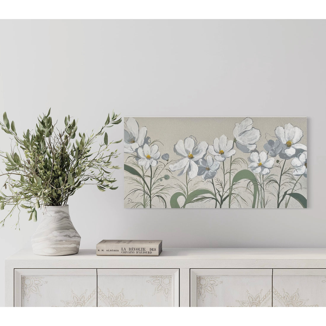 Cosmoses 6, 12" x 24"