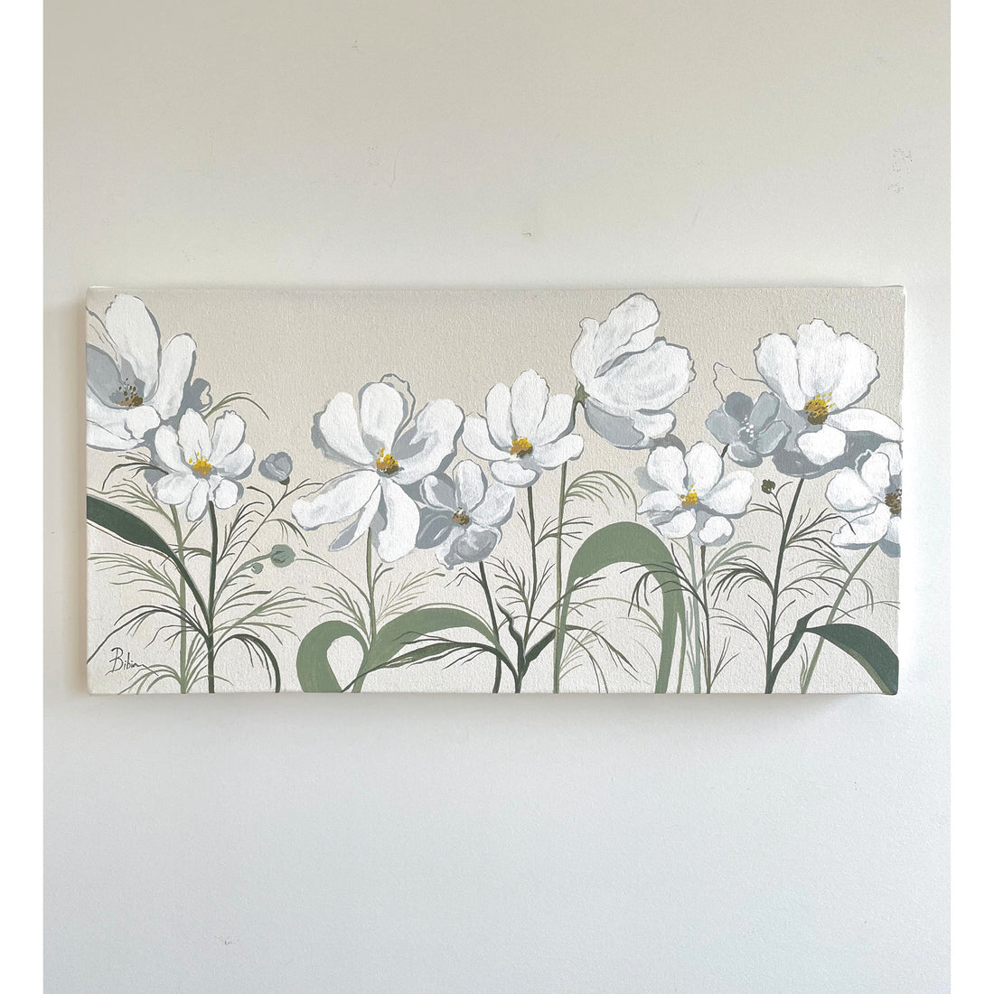 Cosmoses 6, 12" x 24"