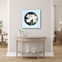Bibiana Hooper "Solari 11" abstract floral painting Canadian artist
