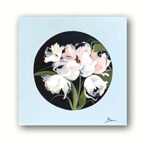 Bibiana Hooper "Solari 11" abstract floral painting Canadian artist