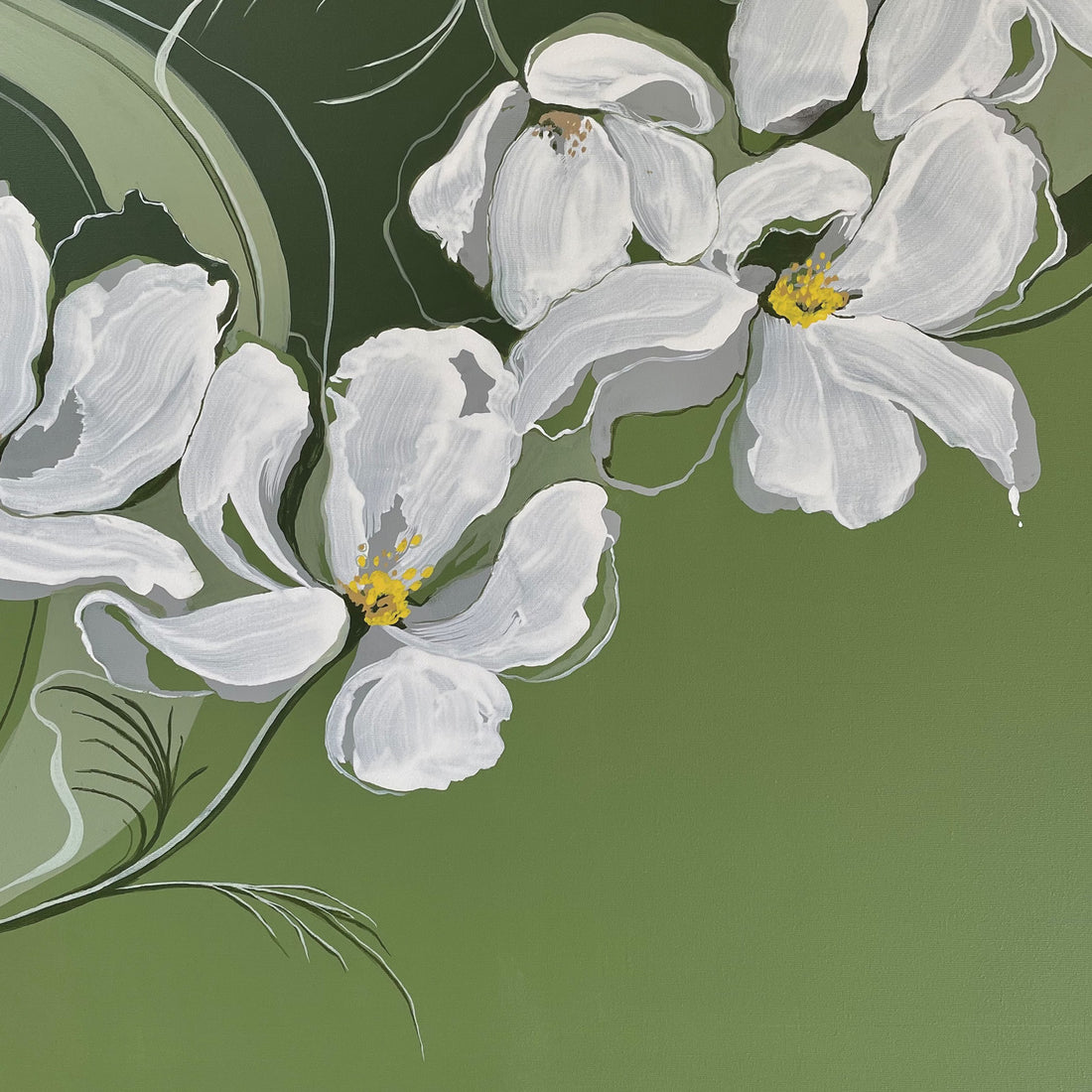 Cosmoses 10, 30" x 24"