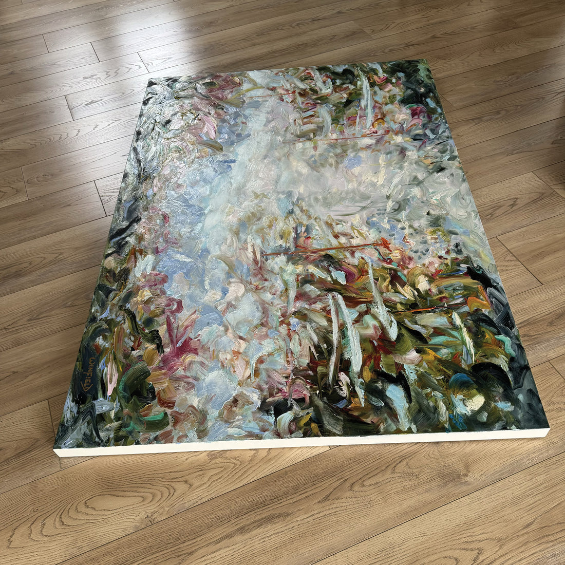 Darlene Winfield "Rhapsody" abstract landscape painting Canadian Artist Impressionism