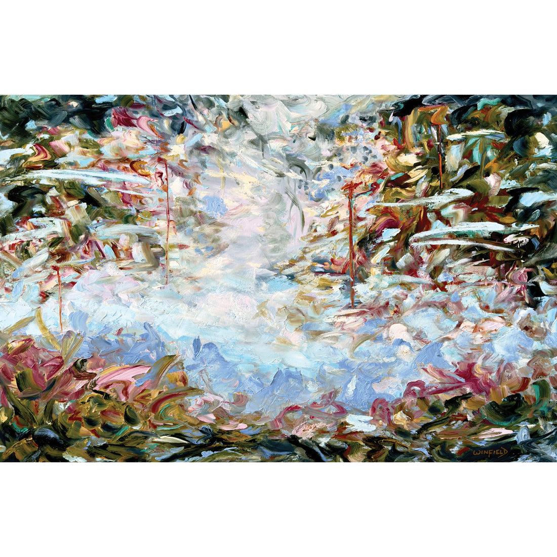 Darlene Winfield "Rhapsody" abstract landscape painting Canadian Artist Impressionism