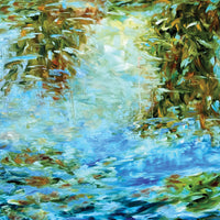 Darlene Winfield "The Depth of Lightness" abstract landscape painting Canadian Artist Impressionism