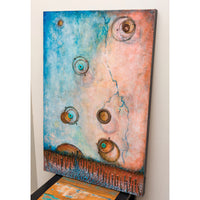 Imperfect Wheel of Life 230401, 36" x 24"