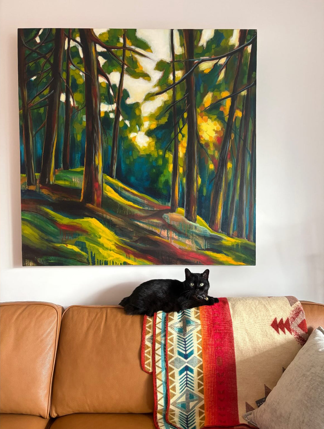 "On Gentle Ground," 46" x 46"