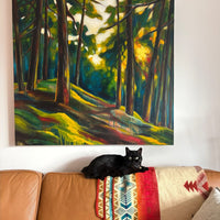 "On Gentle Ground," 46" x 46"