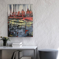 The Sentinels, 48" x 36" - Kefi Art Gallery