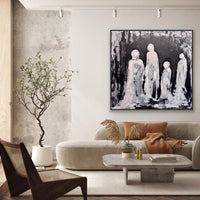 Veil of Shadows, 48" x 48"