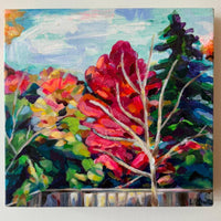 My Fall View, 12" x 12"