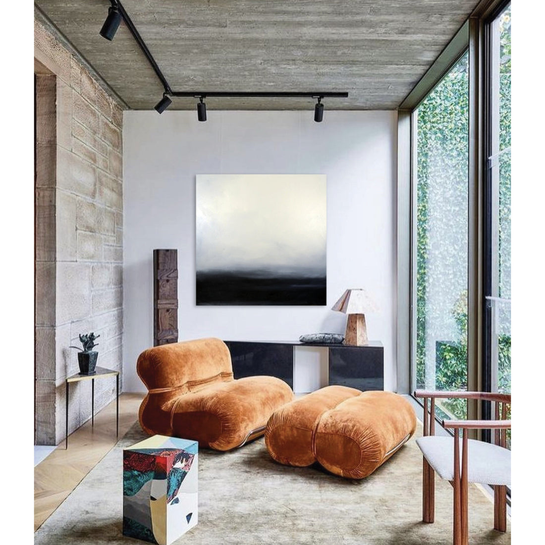 Shade of White, 48" x 48"