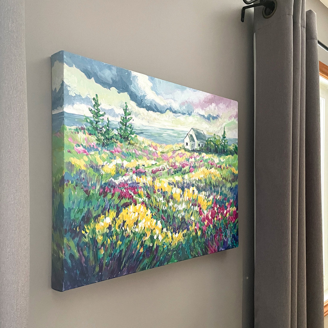 Joanne MacLennan "A Burning Within" landscape painting Canadian Artist