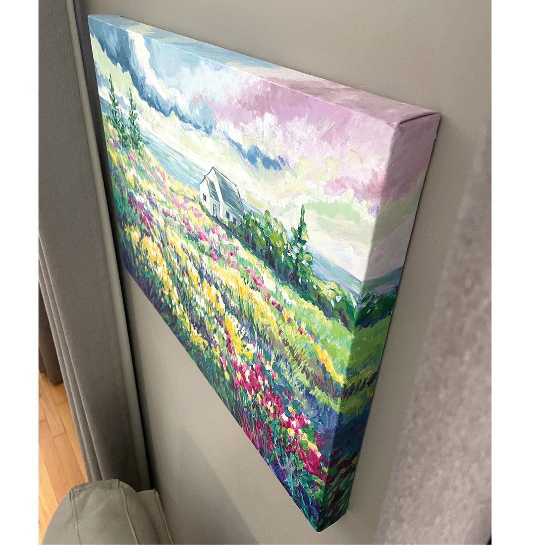 Joanne MacLennan "A Burning Within" landscape painting Canadian Artist