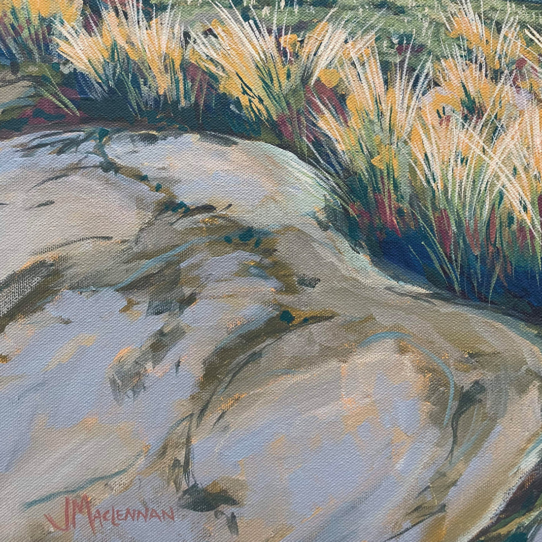 Joanne MacLennan "Abundant Spaces" landscape painting Canadian Artist