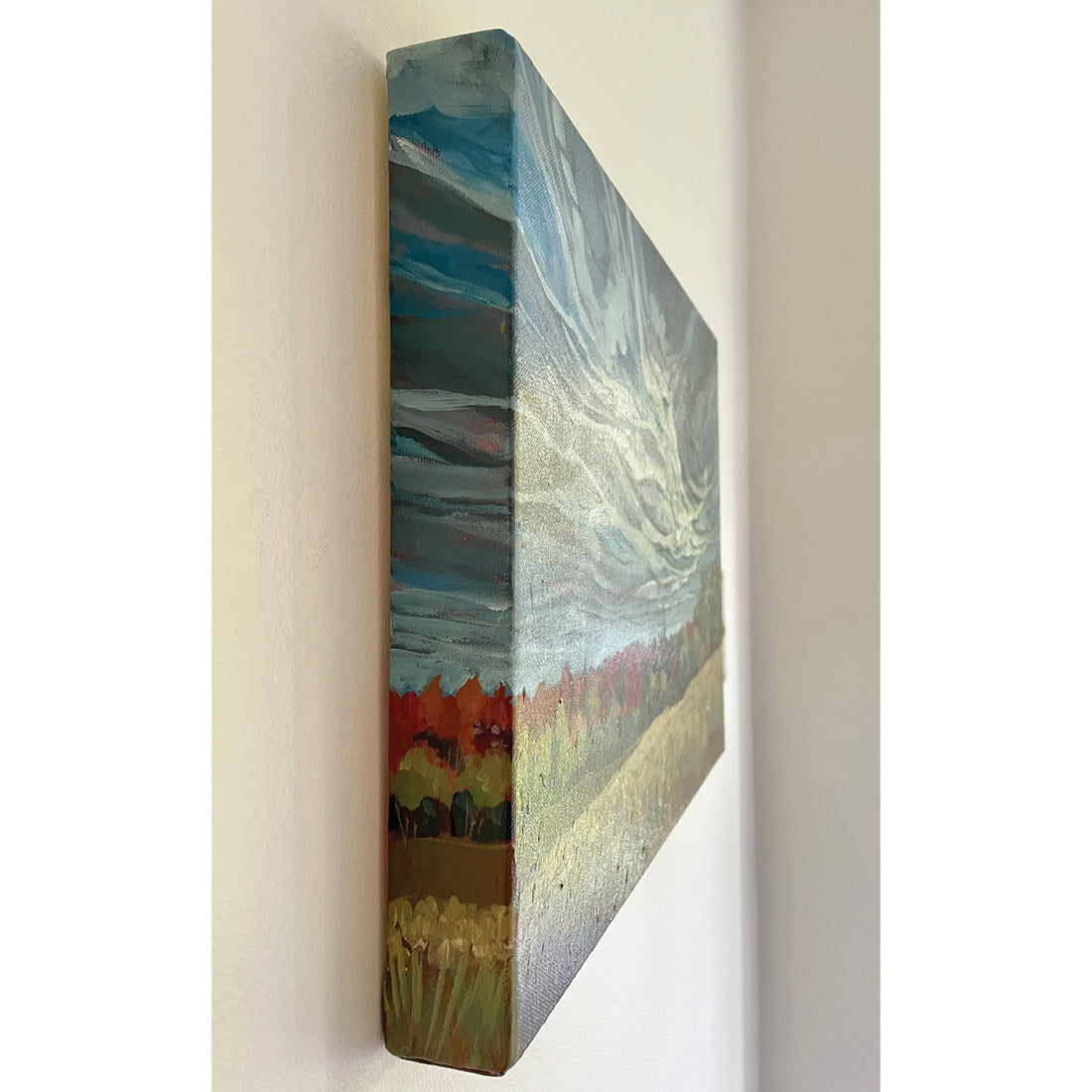 Joanne MacLennan "October Dance" landscape painting Canadian artist