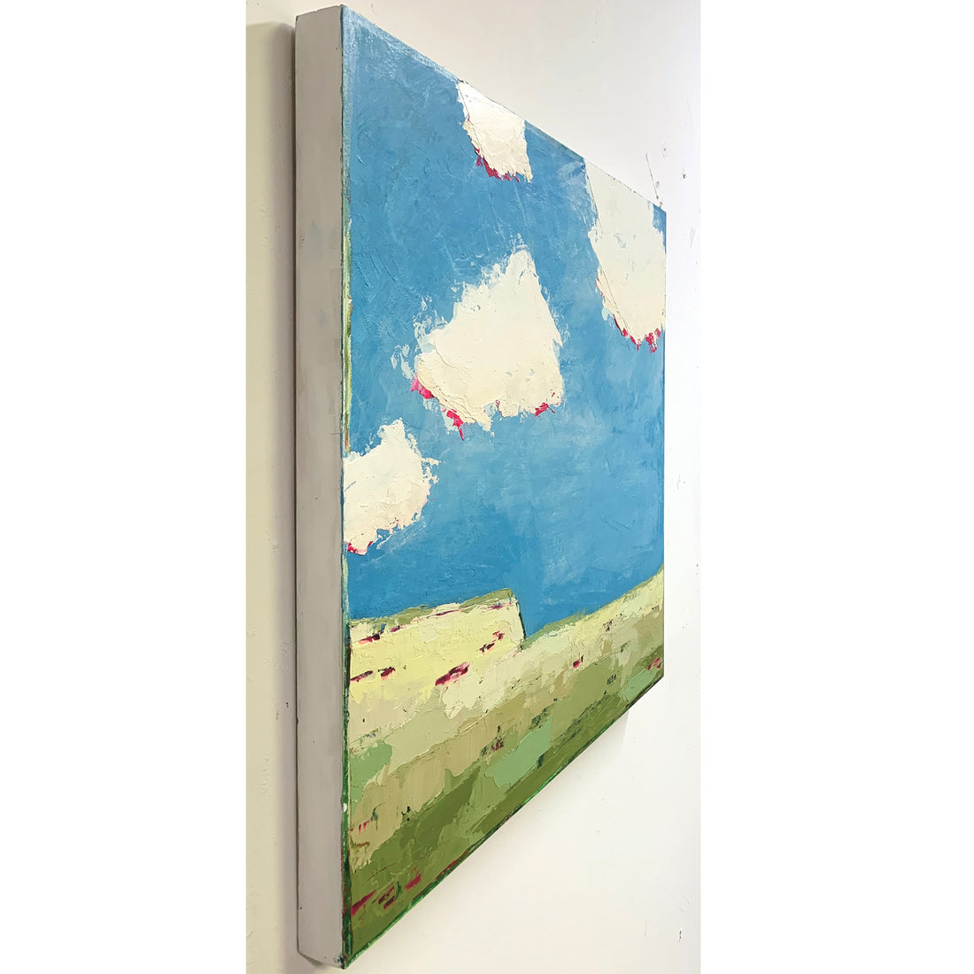 Meadow Under Cliff, 24" x 24"