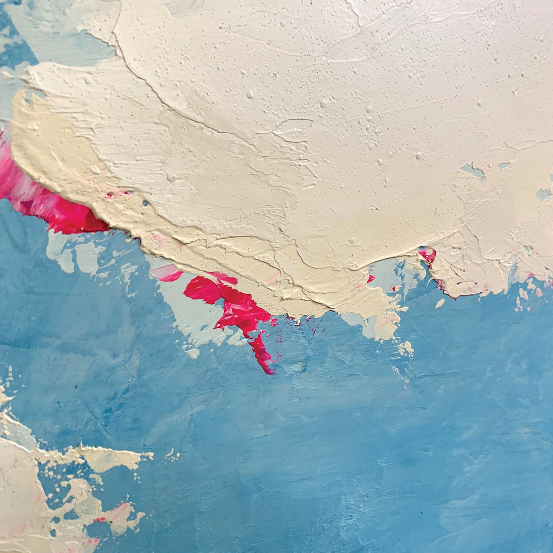 Meadow Under Cliff, 24" x 24"