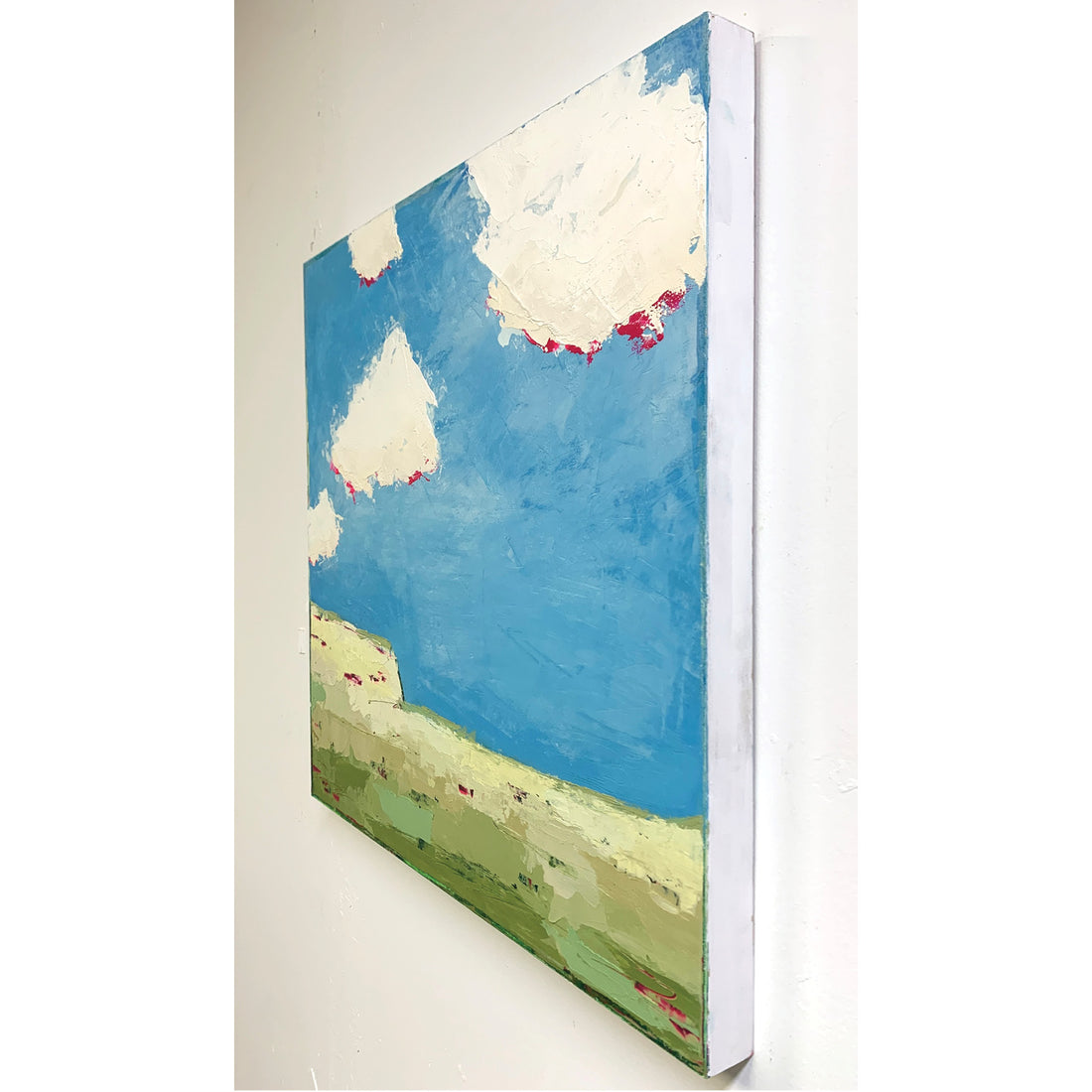 Meadow Under Cliff, 24" x 24"