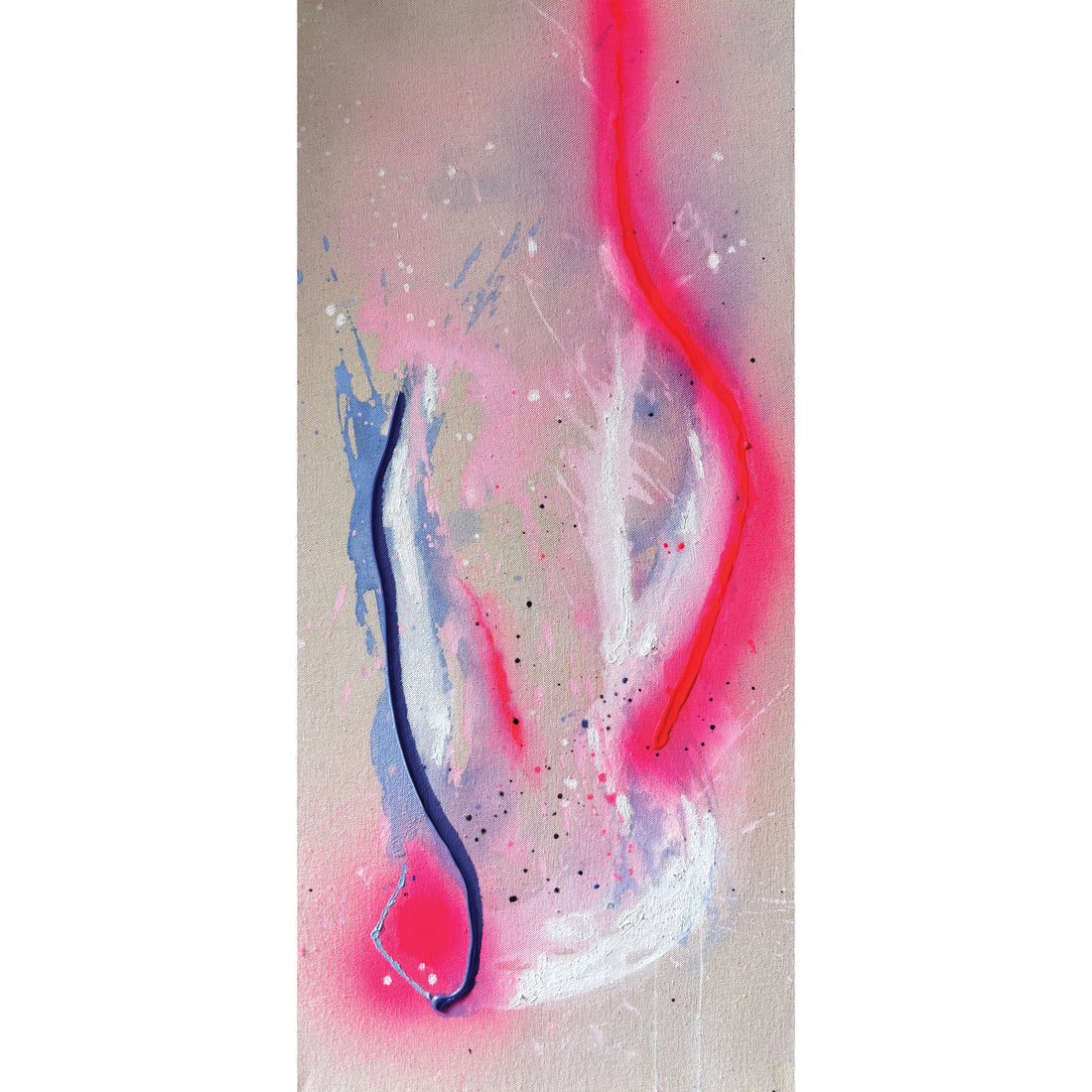 Kefi Art Gallery Amanda Anderson "Burning and Learning" abstract painting Canadian Toronto Abstract Artist