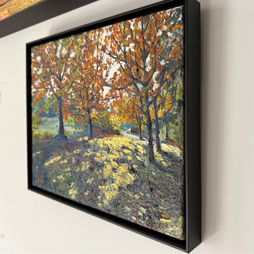 Autumn Trees, 10.5" x 12"