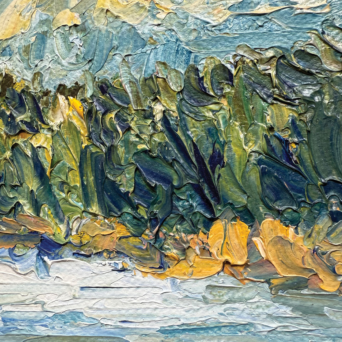 Study for Lost Lake, 10.5" x 12"