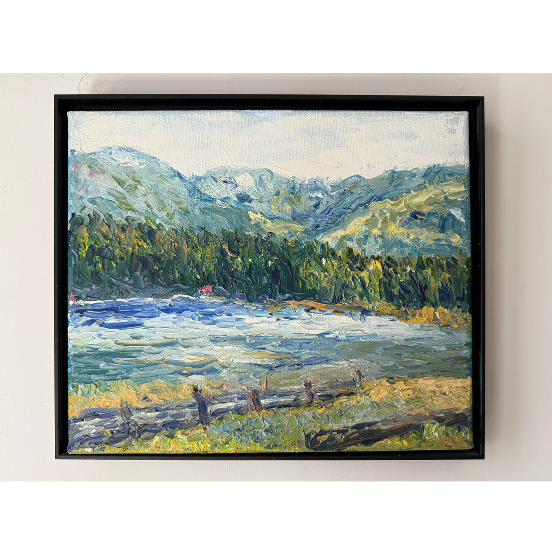 Study for Lost Lake, 10.5" x 12"