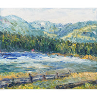 Study for Lost Lake, 10.5" x 12"