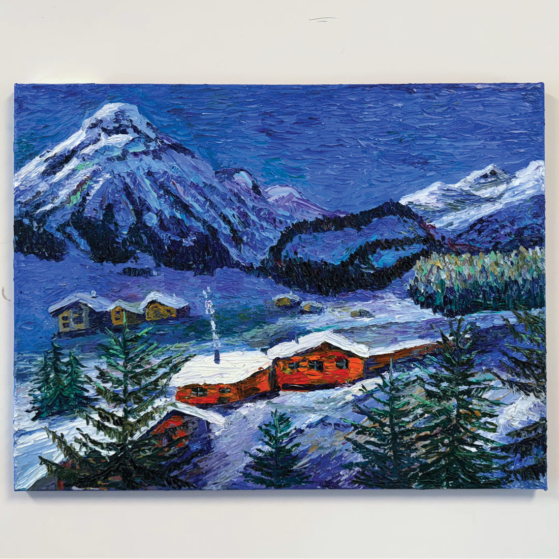 Joyful Winter in Whistler, 24" x 32"