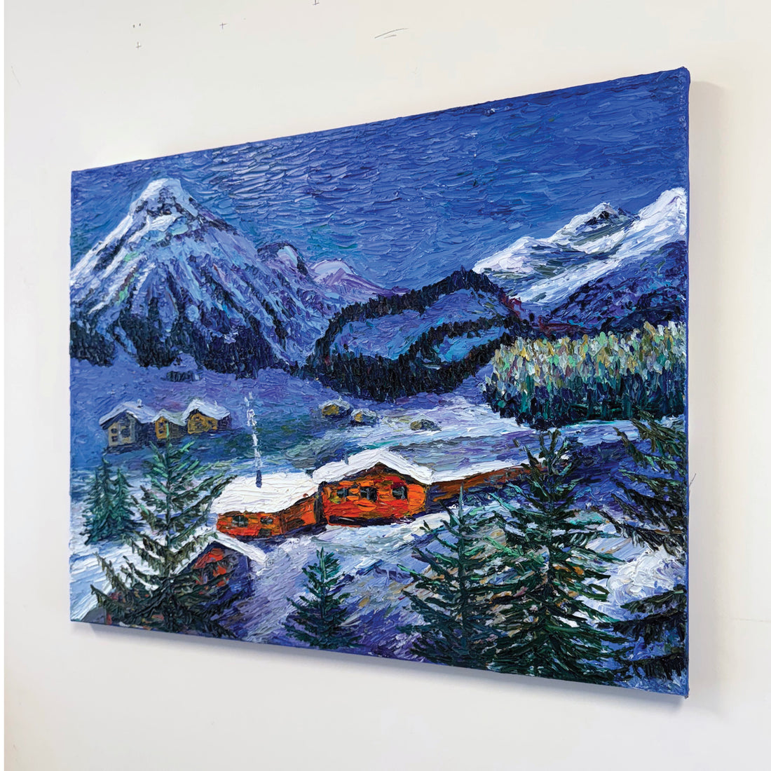 Joyful Winter in Whistler, 24" x 32"