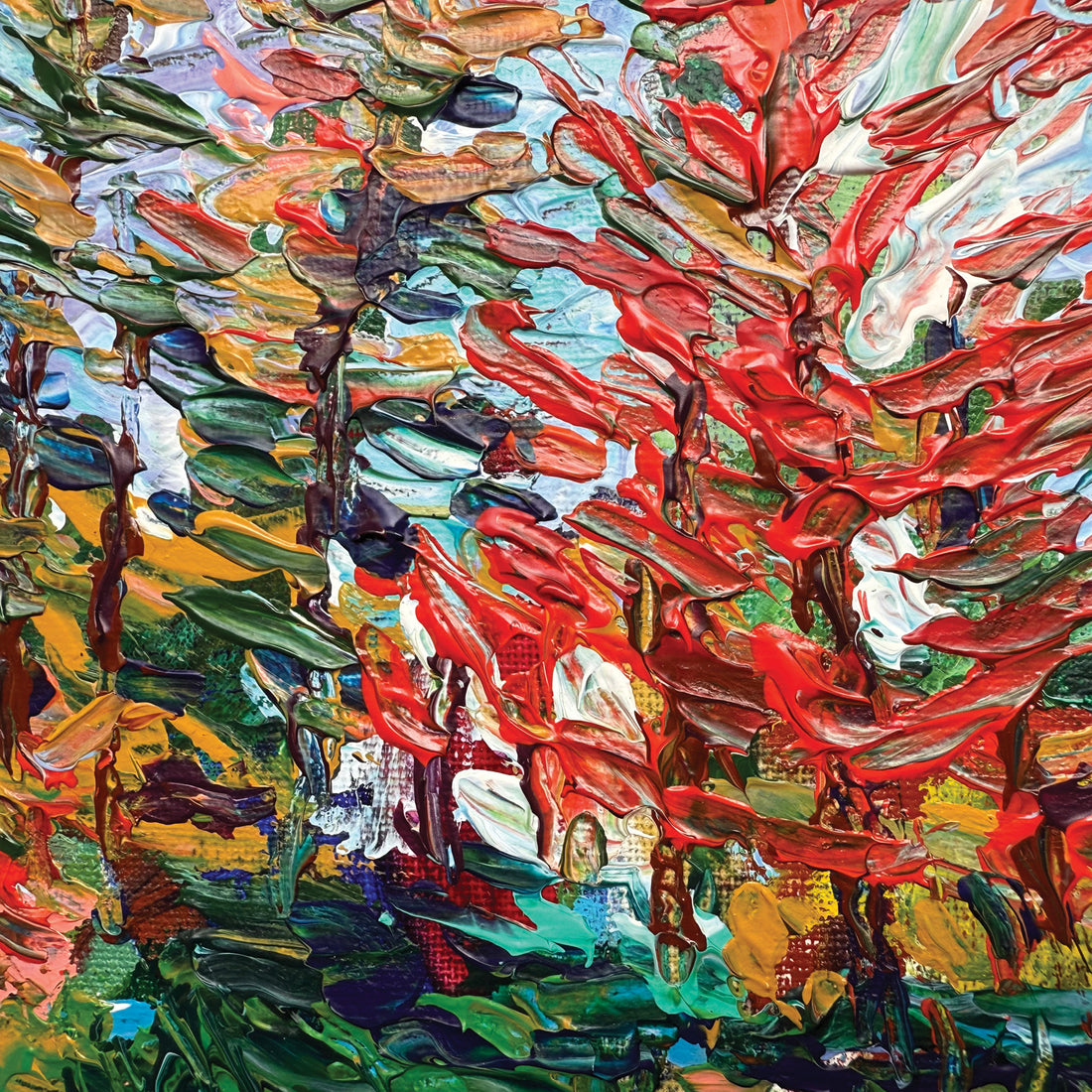 Red Spirit, 10" x 12"