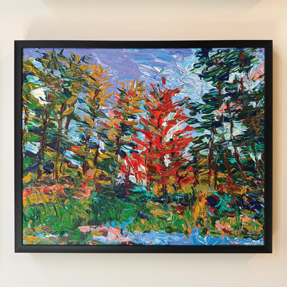 Red Spirit, 10" x 12"