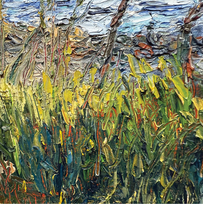 SIGN at Spanish Banks, 14" x 16"