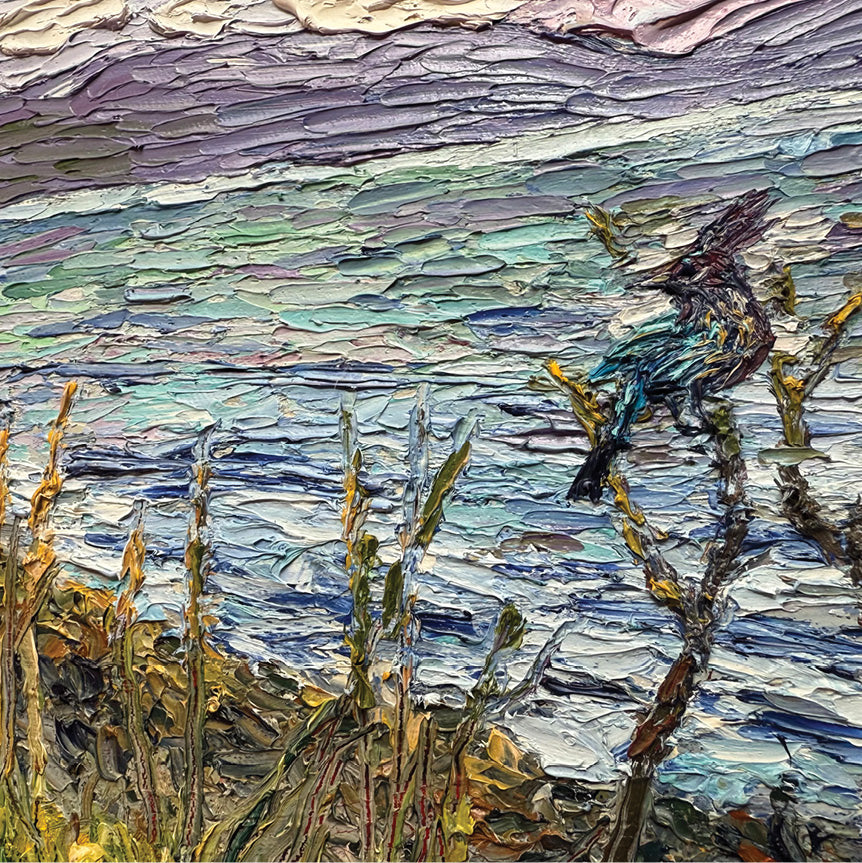 SIGN at Spanish Banks, 14" x 16"