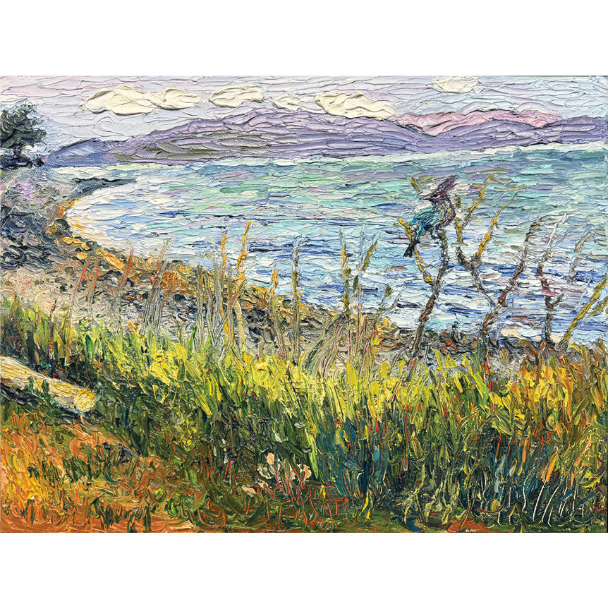 SIGN at Spanish Banks, 14" x 16"