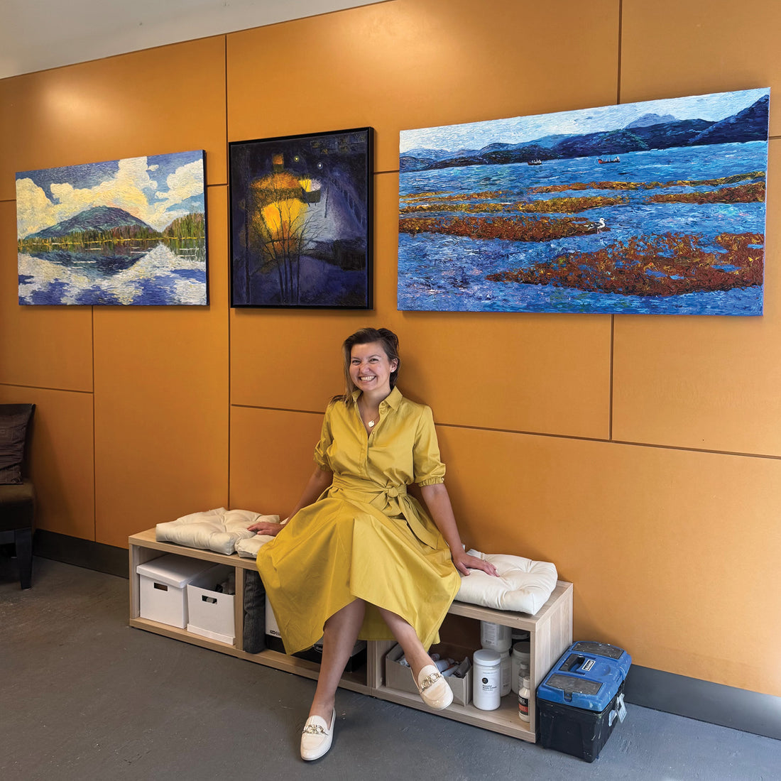 Fleeting of Life at Spanish Banks, 28" x 50"