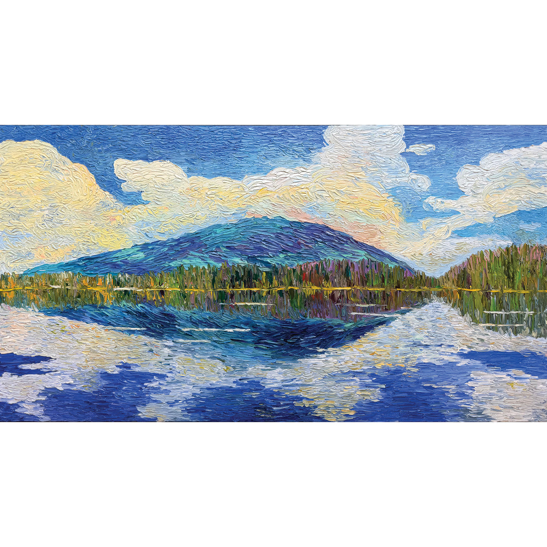 The Moment of Reflection, 28" x 51"