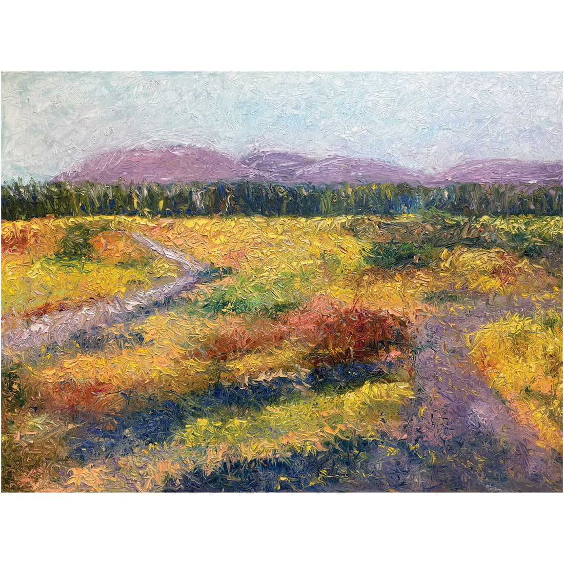 Velvet Paths of Love, 30" x 40"