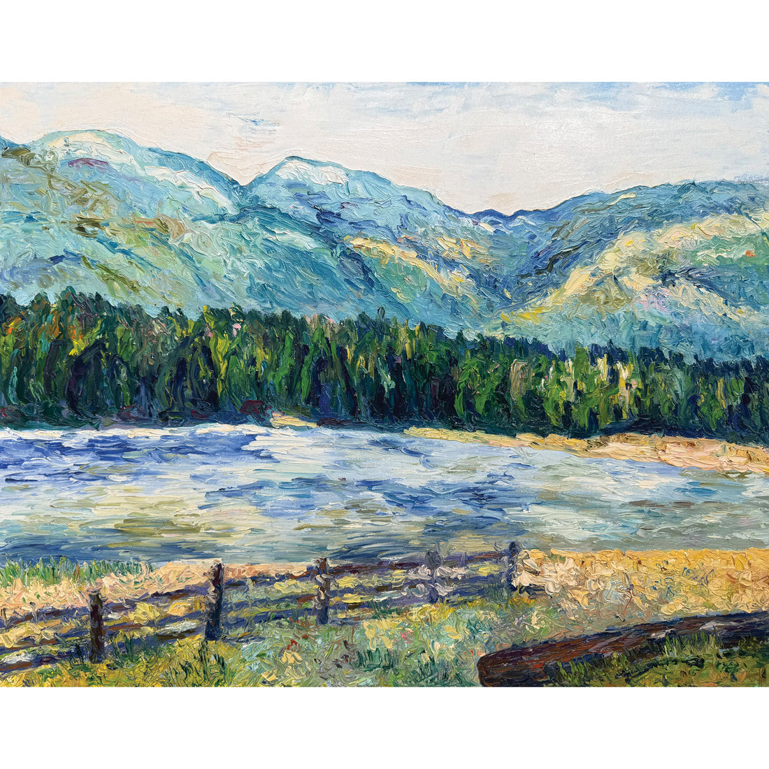 Lost Lake, 22" x 28"