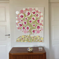 Bubble Tree, Magnolia, 39" x 31"
