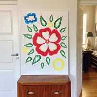 Hibiscus, 45" x 35"