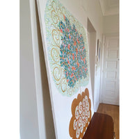 Tree of Life, Gold, 45" x 35"