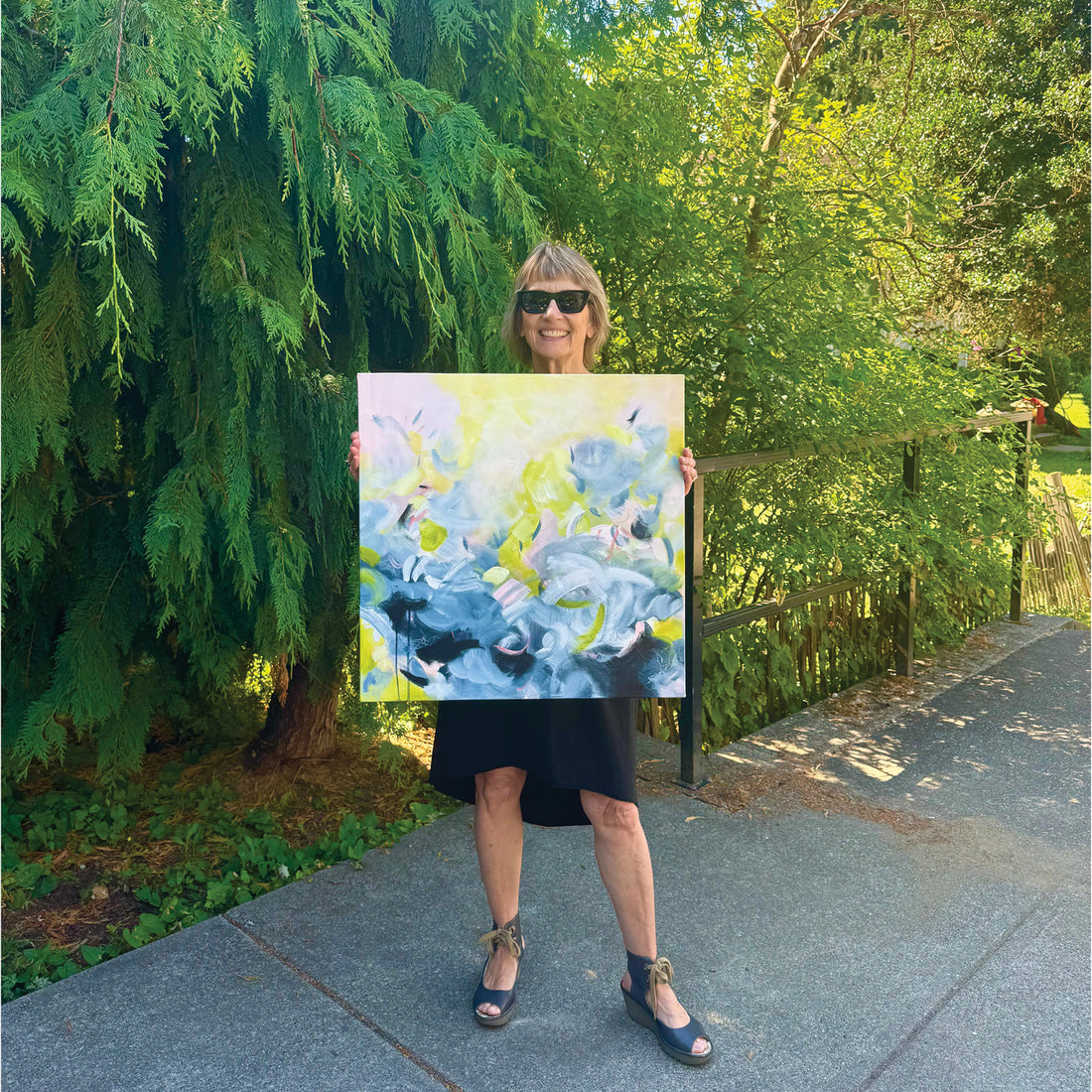 Fairies In The Forest, 24" x 24"