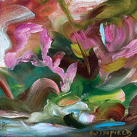 Pond Party, 42" x 42"